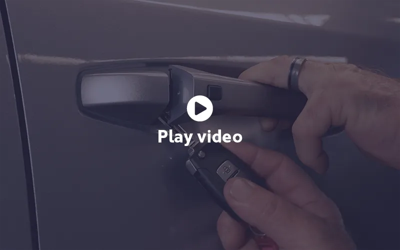 How to open the doors when your remote battery is flat